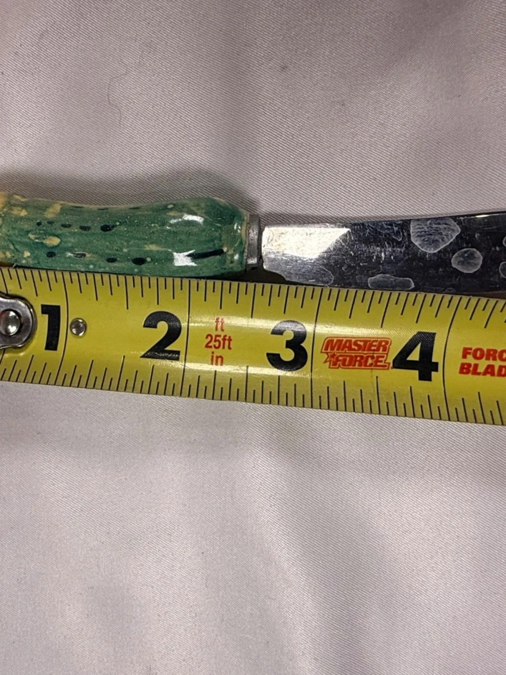 Vintage Maruhon Ware Tomato Utensil Holder 6 Vegetable Knives Japan